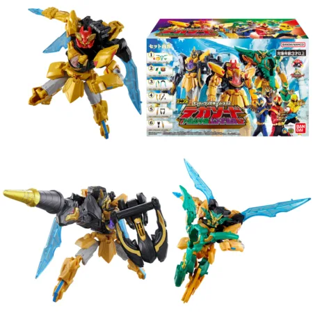 Minipla Number One Gattai Series 02 TegaSword & Eagle Shooter 50 & Unicorn Drill 50