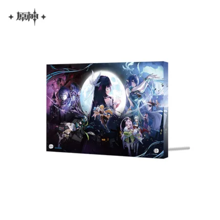 [Preventa] Cuadro acrílico - Canción lunar "Danza de las mareas nevadas y las arboledas escarchadas"