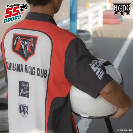 [Preventa] Kamen Rider X HGDG Tachibana Raching Club Pit Crew Shirt ver. 55 aniversario